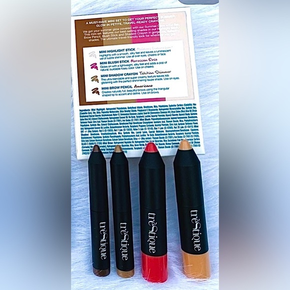 Highlighter, Blush, Brow, Eyeshadow Sticks
Trestique Summer Glow + Go 
Brand NEW - Picture 5 of 9